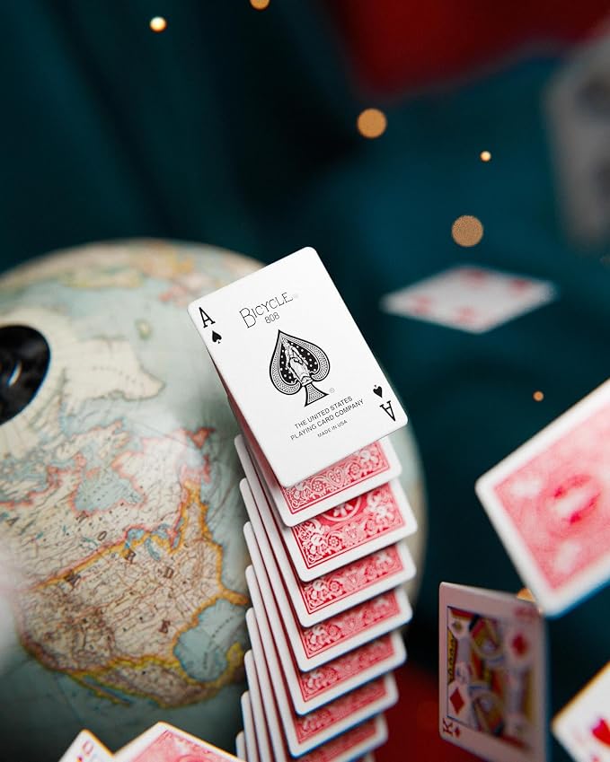 Bicycle Rider Back Playing Cards 2 Pack Poker Size Red and Blue | Air Cushion Finish, Over 140 years of trusted quality, Perfect for poker and blackjack, 52 cards plus 2 Jokers