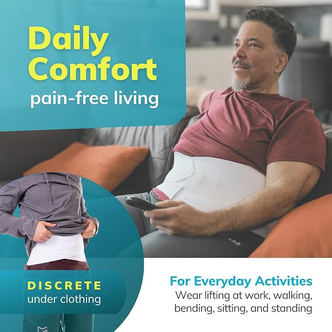 BraceAbility Plus Size 6XL Bariatric Back Brace - Obese Support Girdle for Lower Lumbar Back Pain in Big and Tall, Extra Large, Heavy or Overweight Men and Women (Fits 73"-80")