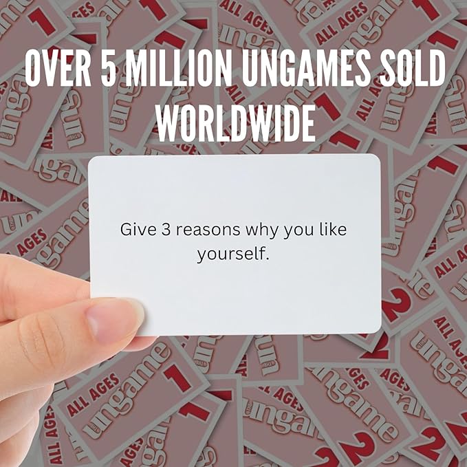 Pocket Ungame All Ages Version - Communication Game - Encourages Thoughtful Conversation - Family Friendly & Ideal for Travel