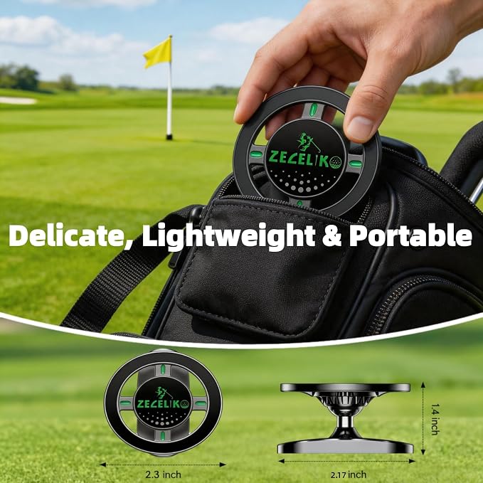 Upgraded Magnetic Golf Cart Phone Holder | 360° Rotatable Base,Golf Gifts for Men Dad Him, Golf Cart Accessories Essentials for EZGO, Club Car, Yamaha