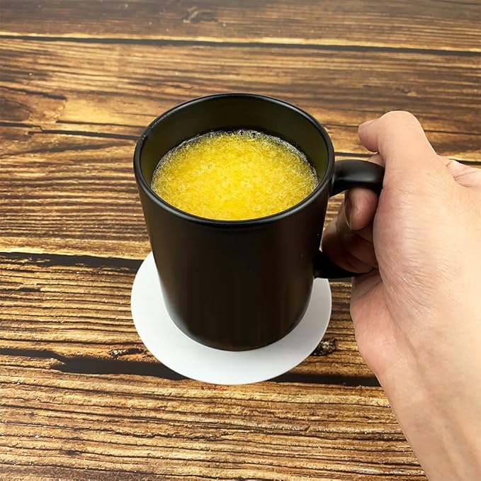 Silicone Jar Opener Gripper Pad, Jar Grippers for Opening Jars, Get A Grip Rubber Bottle Opener Gripper Pad, Round Multi-Purpose Non Slip Heat Insulation Bottle Lid Openers for Seniors Kids 2 Pieces