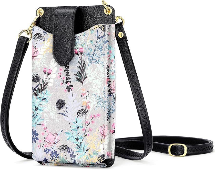 Peacocktion Small Crossbody Cell Phone Purse for Women, Lightweight Mini Small Crossbody Bags for Women with Card Slots