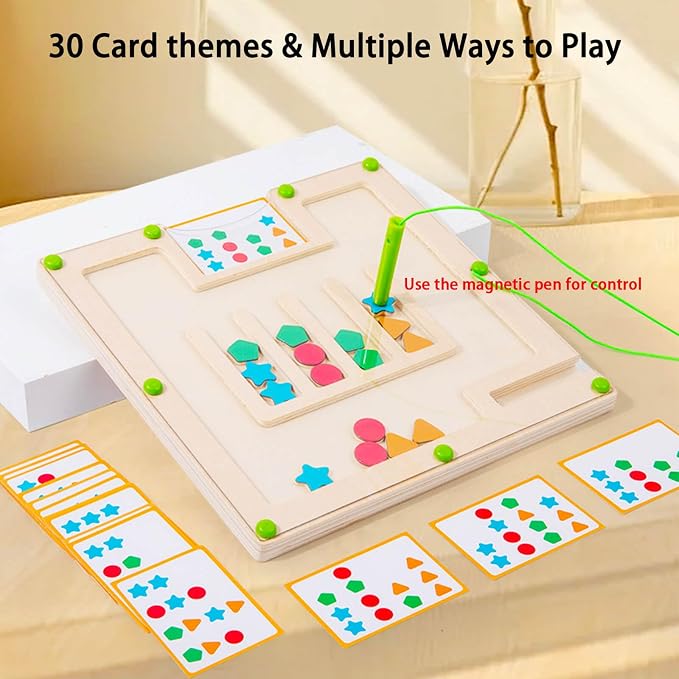 Sorting Board Matching Activity Memory Game for Dementia Activities for Seniors, Alzheimers Activities for Elderly with Dementia Products, Handheld Busy Boxes Gifts for Dementia Patients