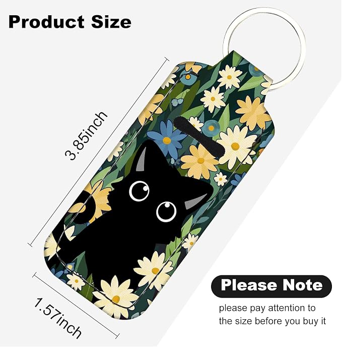 Chapstick Holder Keychain Lip Balm Holder with Clip