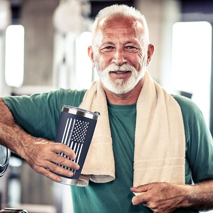 30th, 40th, 50th and 60th Birthday Gifts for Men, Dad from Son, Daughter, Wife - Gag Gifts For Men, Grandpa - Cool Old Man Gift, Old Lives Matter Tumbler 20oz - Funny Christmas Gifts