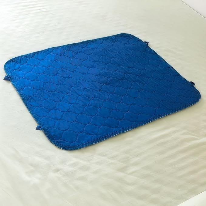 Pack of 3 Small Quilted Underpad 18"X24" Reusable Incontinence Bed Pads Washable Waterproof Extra Absorbent Chair Pads Wetting