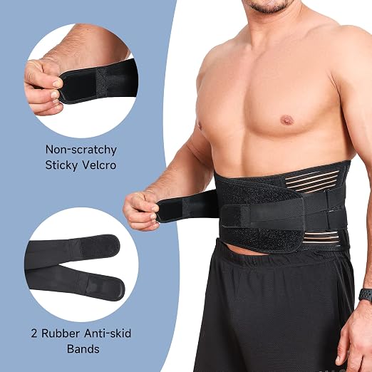 Bynccea Back Braces for Men and Women Relief from Back Pain, Breathable Back Support Belt for Heavy lifting, Lumbar Support Belt for Herniated Disc, Sciatica, Scoliosis