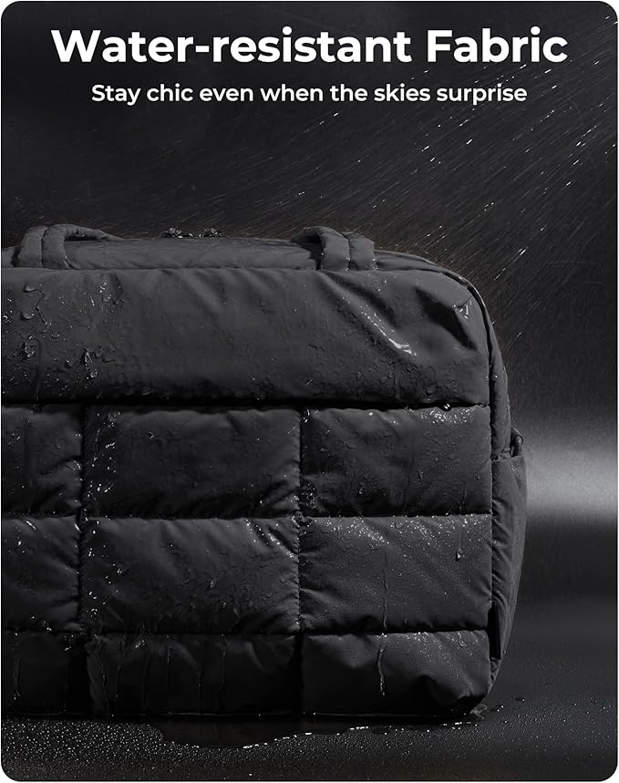 BAGSMART Gym Bag for Women, Carry on Travel Duffel Bag, Water-resistant Weekender with Shoe Compartment for Gym Travel Work, Dim Gray, Medium