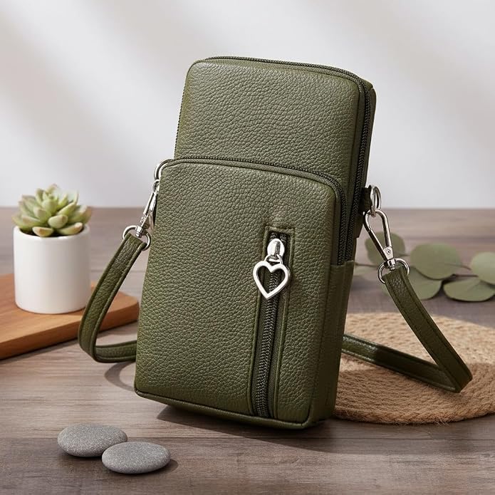 Small Crossbody Bag for Women - Mini Phone Purses with Crossbody Strap and Wallet - Nylon Arm Bag