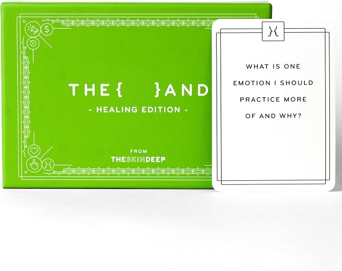 {THE AND} Healing Edition - 199 Question Cards to Heal Strained Relationships - Reconnect by Understanding & Releasing Hurt Feelings - Couple Card Game to Have Difficult Conversations By The Skin Deep
