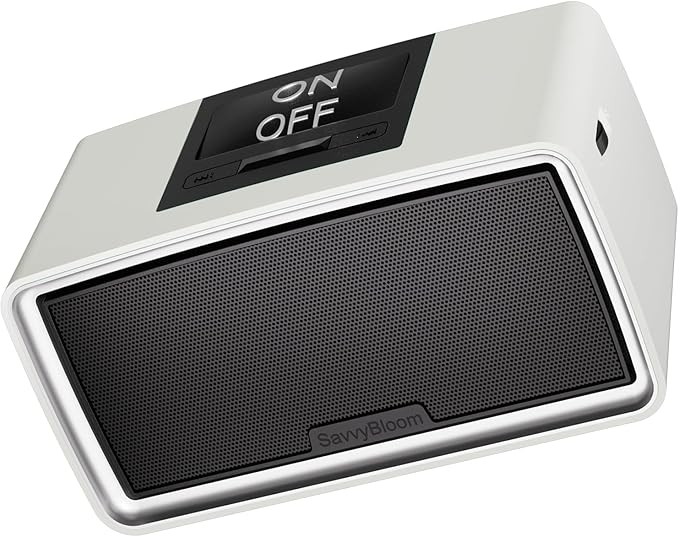 Simple Music Player for Seniors, Audiobook Player Easy to Use with Large Button for Elderly with Dementia, Blind, Alzheimer's, No Need WiFi/Bluetooth, with 32GB TF Card, Gray