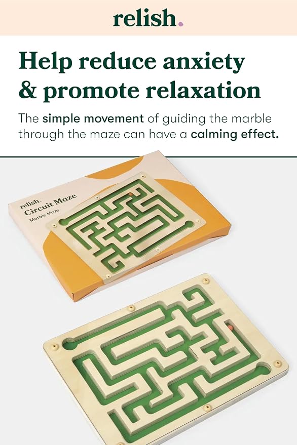 Relish Marble Maze Circuit Game, Dementia Activities for Seniors, Alzheimer's Products