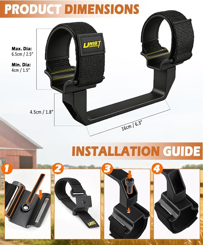 UTV Grab Handles Fit 1.75"-2" Rollbar, Non-Slip Heavy Duty SXS Grips Handle | Comfort Easy Install, 360lbs Capacity Compatible with Polaris RZR Ranger, Can-Am X3, Honda, Yamaha, Kawasaki - 2 PCS