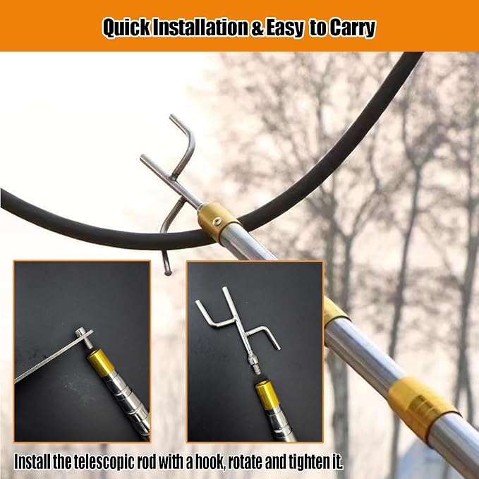 Truck Cargo Grabber - Telescoping Pickup Truck Bed Retriever Tool Cargo Retrieval Hook Truck Grabber Reach Tool Heavy Duty Truck Bed for Trucks SUV Trailers RVs 16-60 Inch