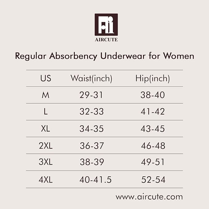 AIRCUTE Washable Absorbency Incontinence Underwear for Men, 6" Inseam Urinary Protective Boxer Briefs for Bladder Leaks 60ML (Medium, Black)