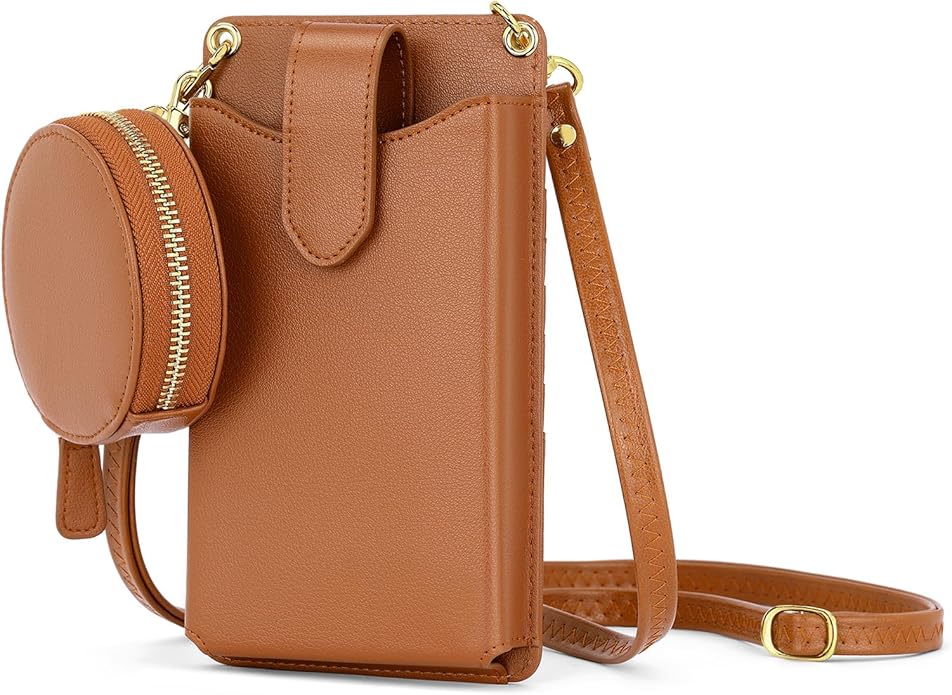 Peacocktion Small Crossbody Cell Phone Purse for Women, Lightweight Mini Small Crossbody Bags for Women with Card Slots