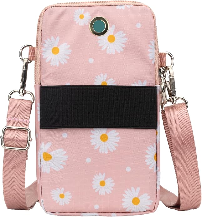 Small Crossbody Bag for Women - Mini Phone Purses with Crossbody Strap and Wallet - Nylon Arm Bag