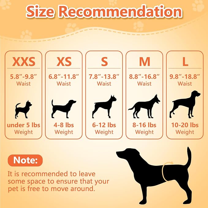Pet Soft Dog Diapers Female - Disposable Puppy Diapers, Cat Diaper 12pcs XSmall