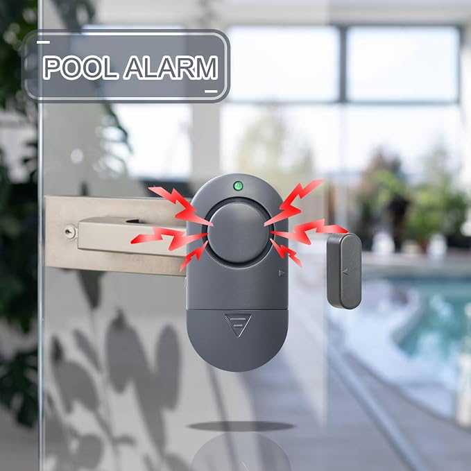Window Alarm Sensors, 120DB Loud Door Chimes for Store, Window and Door Alarms for Kids Safety (10 Pack)