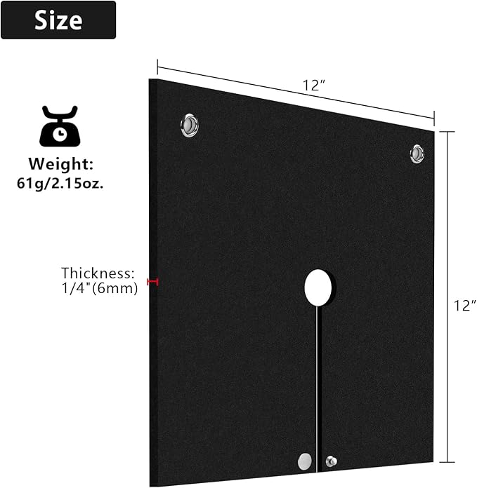 Graphite Carbon Welding Blanket Fireproof, Flame Resistant up to 3000℉ Brazing Soldering Felt, Soldering Flame Retardant Protective Mat, Brazing Heat Shield for Torch, Plumbing, 12" x 12"