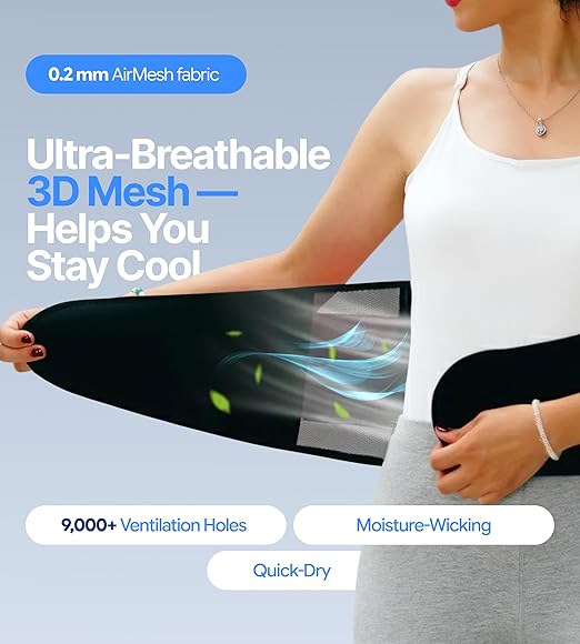 Ultra Thin Adjustable Back Brace for Men & Women - Flexible Supportive Lower Back Pain Relief with Breathable Dual-Tension Straps & Industrial Grip for Sciatica, Scoliosis, Herniated Disc, XL