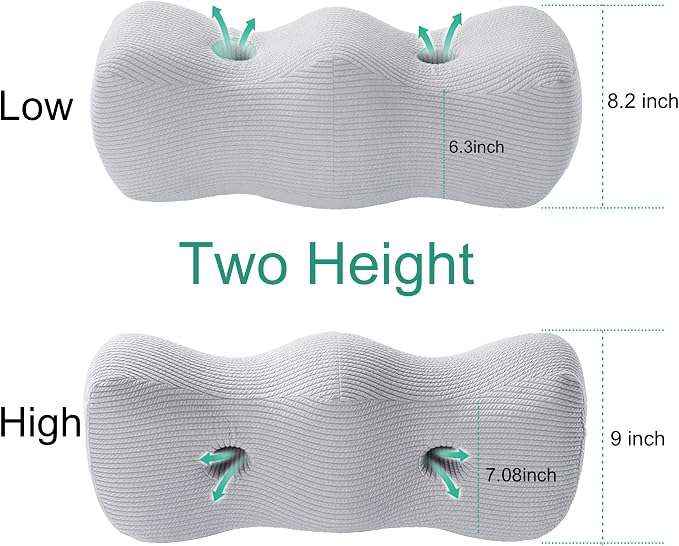 Leg Elevation Pillows For After Surgery,Leg Pillow Elevation Blood Circulation,Leg Wedge Pillow After Knee Replacement Post Surgery,Foot Pillow for Both Leg Swelling,Knee Pillow For Back Sleeping