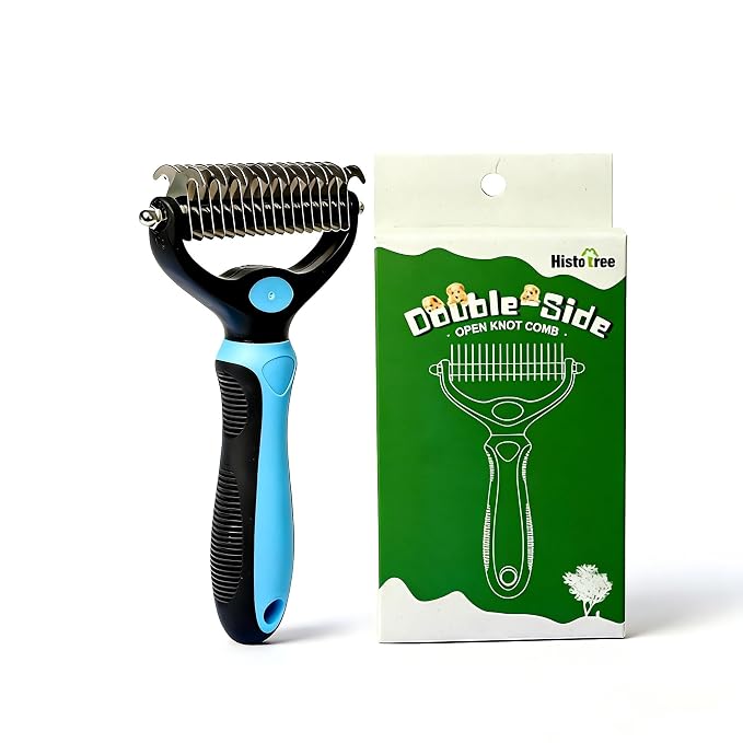 【YiErBearAL】Premium Slicker Brush for Dogs & Cats | Gently Removes Loose Undercoat, Mats & Tangles | Effective Pet Grooming Tool for Long & Short Haired Breeds