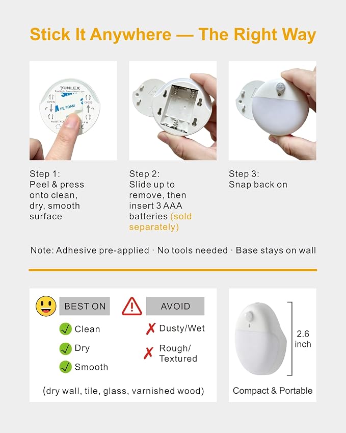Toilet Night Light Motion Activated, Dim Light Battery Operated | 2 Pack, 3 Modes, Dimmable 1-15lm, Wireless Motion Sensor Stick on Light for Bathroom, Stairs, Indoor, Cabinet, Kids, Azure