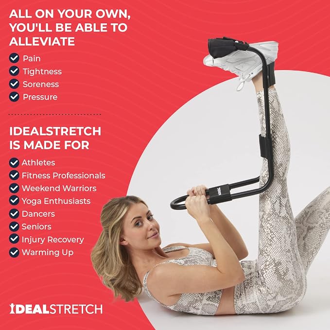 Leg Stretcher Hamstring Stretcher Hip Stretcher Patented | Calf Stretcher, Lower Back Stretcher, Patented Design, Supports Flexibility Training, Hamstring Recovery