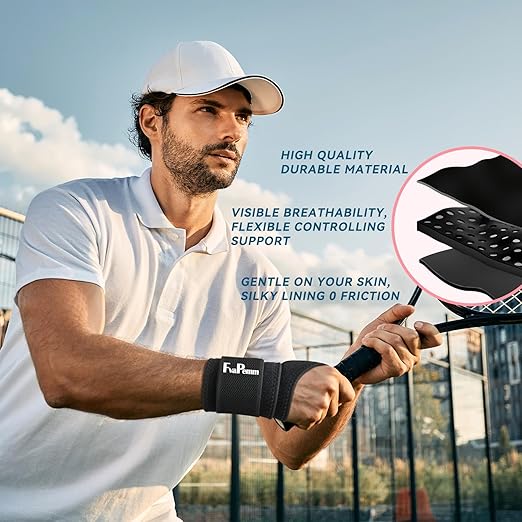 Carpal Tunnel Wrist Brace for Right Left Hand 2 Pairs, Wrist Support Wraps for Women Men, Adjustable Wrist Brace for Tendonitis, Arthritis, Weightlifting, Sports, Day Night Support, Nude&Black