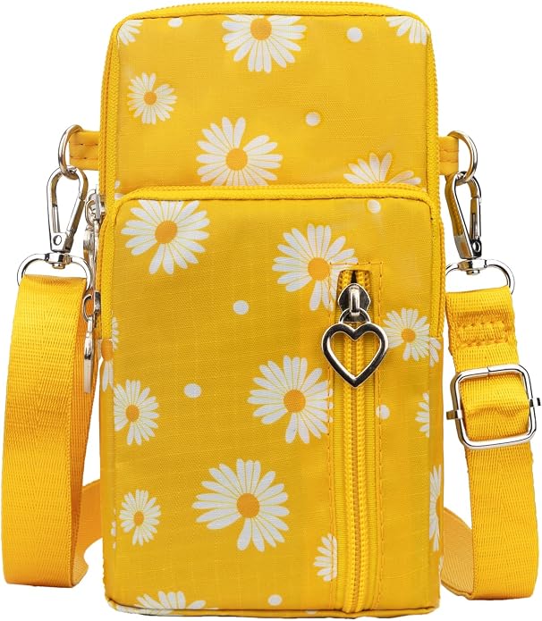 Small Crossbody Bag for Women - Mini Phone Purses with Crossbody Strap and Wallet - Nylon Arm Bag