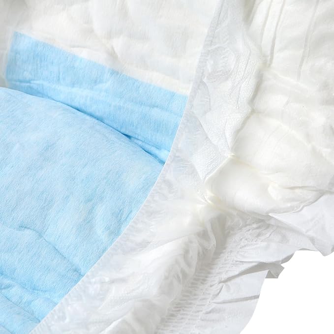 CutiePlusU Disposable Diaper Sample 3 Piece Maximum Overnight Absorbency- White (Medium 28"-38")