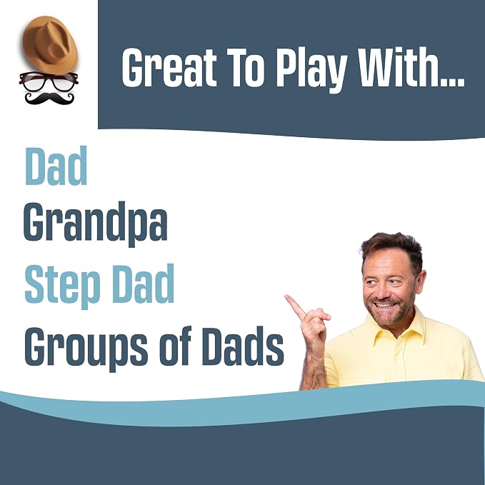 Discuss with Dad - The Game for Dad to Do Together | Conversation Cards for Families to Learn More About The Father in Your Life!