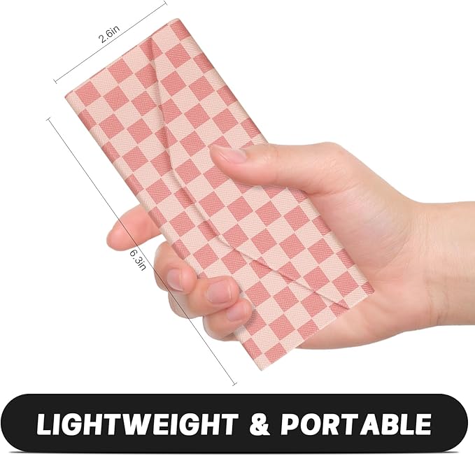 Sunglasses Case, Foldable Glasses Case, Magnetic PU Leather Hard Shell Folding Eyeglass Holder Box, Collapsible Unisex
