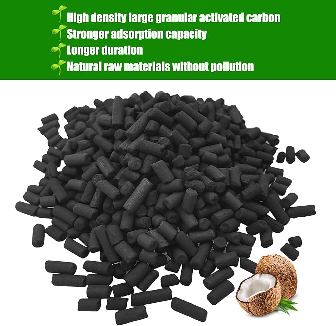2Pcs Filter Refills for Lomi Smart Composter Top & Back Filter Slots | 6-month Supplement, Replacement Activated Charcoal Filter for Electric Countertop Compost Bin & Smart Waste Kitchen Composter