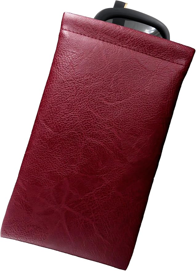 Soft Sunglasses case | Large Glasses Case Holder - Eyeglass Pouch Squeeze Top | Glasses pouch Lightweight Extra Layers