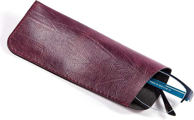 TRIUMPH VISION 3 Pack Reading Glasses Pouch Soft Case Eyeglass Sleeve Slim | Alternative to Bulky Case in bag, Lightweight Lined Padded Protect Optical lens Slip in, Cute Pattern Portable for Daily Use