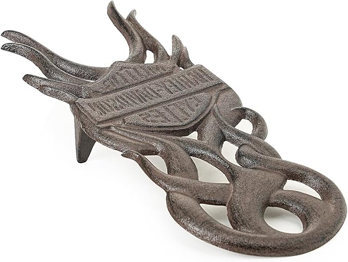 Sungmor Cast Iron Octopus Statue Boot Jack, Vintage Heavy Duty Boot Puller, Cowboy Boot Remover Helper, Rustic Shoe Jack Remover for Work Boots, Garden Boots, Home and Garden Decor Statue