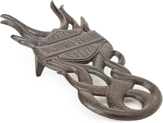 Sungmor Cast Iron Octopus Statue Boot Jack, Vintage Heavy Duty Boot Puller, Cowboy Boot Remover Helper, Rustic Shoe Jack Remover for Work Boots, Garden Boots, Home and Garden Decor Statue