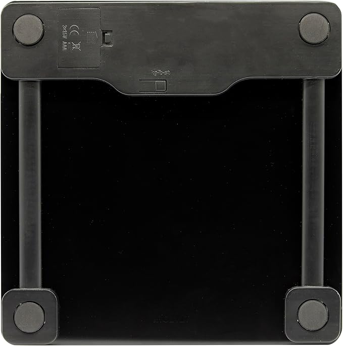 Taylor Digital Bathroom Scale for Body Weight, 400 lb Capacity, Tempered Glass Platform with Stainless Steel Accent, Large LCD Display, Weight Scale in Pounds Kilograms Stones, Set of 3