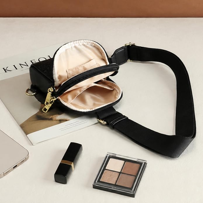 Lightweight Small Crossbody Sling Bag for Women | Mini Travel Purse,Multi-pocket with Card Slots,Durable Vegan Leather,Everyday Carry
