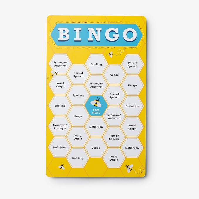 Scripps National Spelling Bee Bingo: A Game for Spellers and Wordsmiths