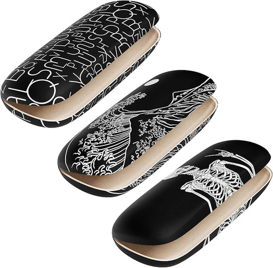 Eyeglasses Case, Hard Shell Protective Case for Glasses, Unisex for Women Men
