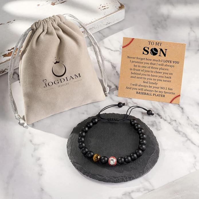 Baseball/Soccer/Basketball/Hockey/Golf/Football Bracelet Gifts for Boys Men