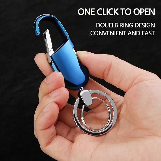 Car Keys Keychain, Heavy Duty Keychains,Car Key Fob Accessory For Men and Women,With Elegant Metal Box