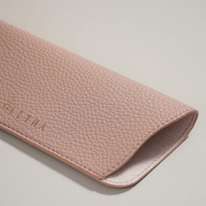 OLETHA Aesthetic Soft Glasses Case, Slip-in Design