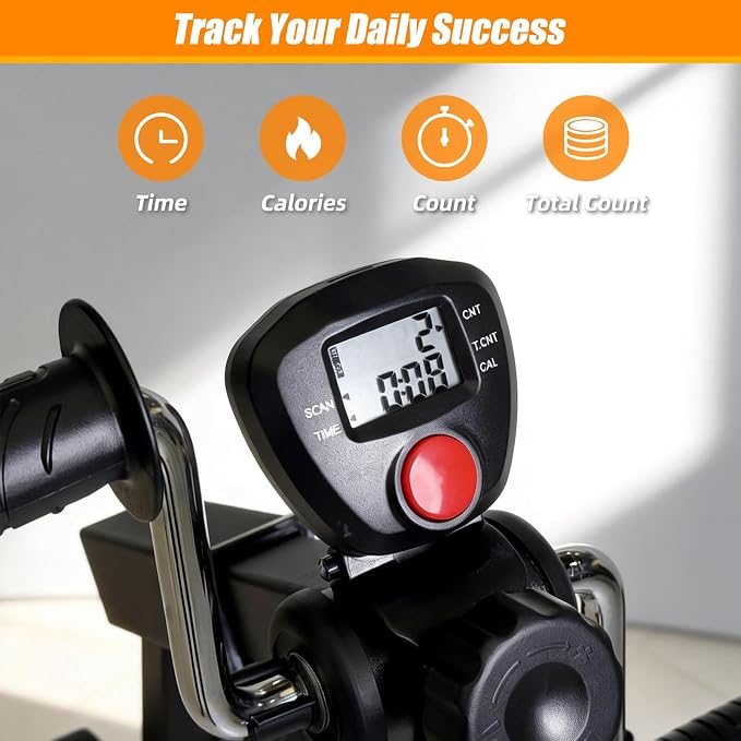 Arm and Leg Exercise Pedal Machine for Seniors, Seated Rehabilitation Bike for Physical Therapy, Elderly Stroke Recovery & Mobility Training Equipment