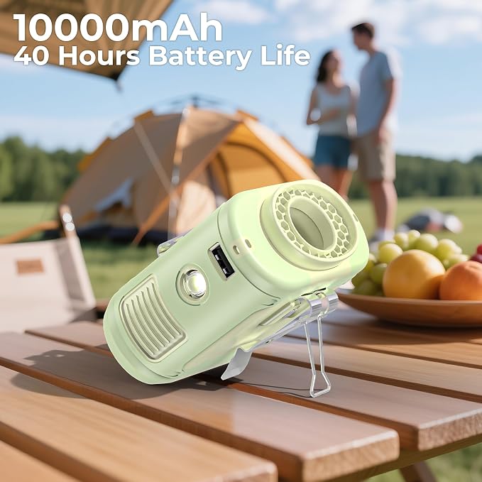 AMACOOL Portable Waist Fan Clip On, 10000mAh Wearable Shirt Fan | Gifts for Men Dad Husband, Rechargeable Powerful Belt Fans, Birthday Gifts for Women Jobsite Travel Camping Essentials 2026