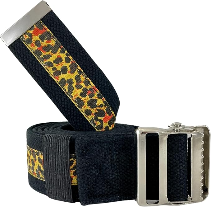 Secure Gait Belt for Seniors with Metal Buckle - Transfer and Walking Standing Aid Elderly, Physical Therapy, Nurses