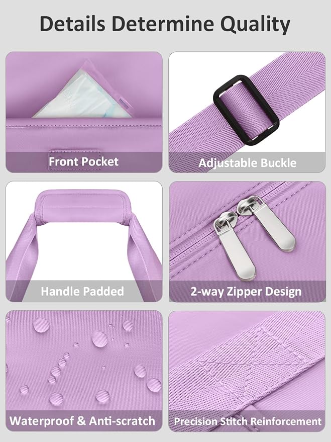 Expandable Travel Duffle Bags Weekender Overnight Bags for Women Men Hospital Bag for Women Labor Delivery with Toiletry Bag Waterproof